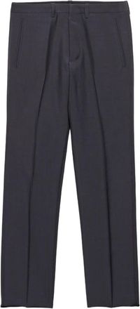 Prada Pantaloni in lana con pieghe - Grigio