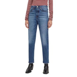 Levi's Jeans, Dames, Blauw, W27 L30, Straight Jeans