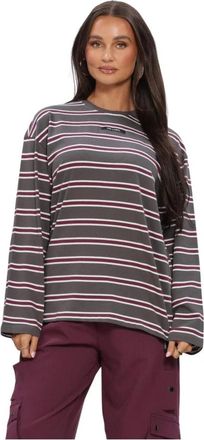 ALIX The Label Stripe Longsleeve T-Shirt - Dames - Longsleeves - Veelkleurig - XS - Denim - Tops