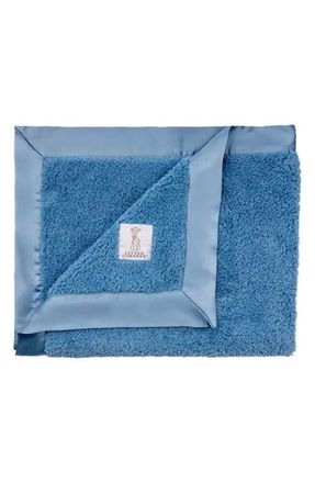 Little Giraffe Chenille Blanket in Cornflower at Nordstrom