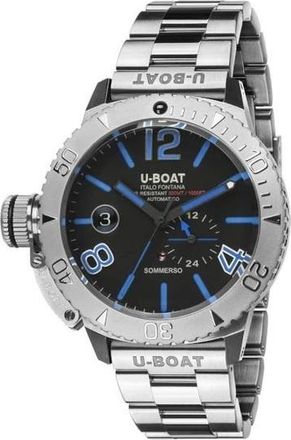 U-Boat Sommerso Lefty Automatic Black Dial Mens Watch 9014/MT