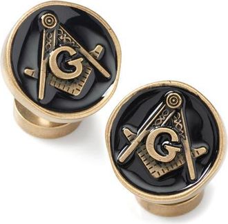 Cufflinks Inc. Masonic Lodge Cuff Links in Black at Nordstrom