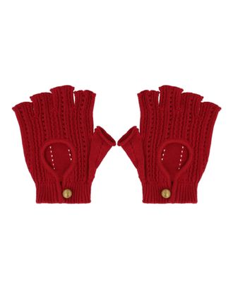 Valentino Knit Fingerless Gloves