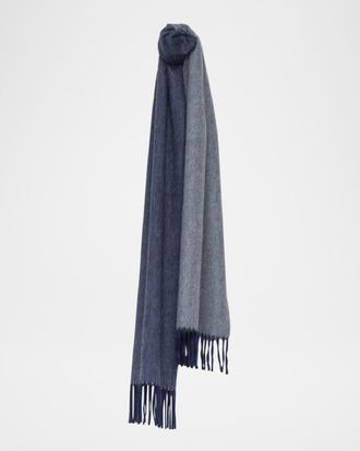 Begg x Co Men & apos;s Arran Reversible Cashmere Scarf