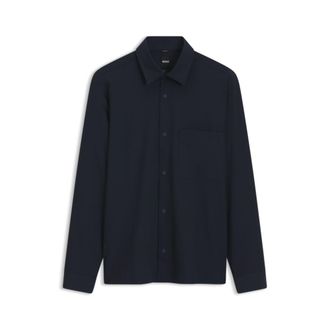 BOSS Relaxed-fit shirt in performance stretch ripstop