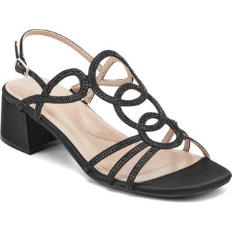Easy Spirit Yana Block Heel Sandal - Wide Width Available in Black at Nordstrom, Size 5.5