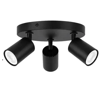 OEM Faretto Da Soffitto, Teste Gu10 Regolabili, Design Moderno, Plafoniera A 3 Teste, Lampadina Non Inclusa