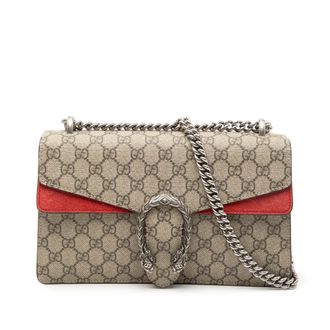 Gucci Tweedhands Medium GG Supreme Dionysus Schoudertas