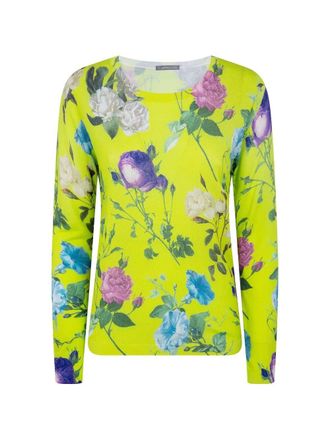 In Bed With You Boat Neck Printed Sweater