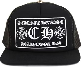 Chrome Hearts Cappello da baseball con logo - Nero