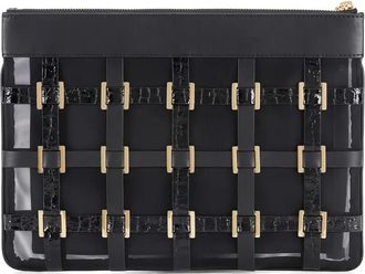 Elisabetta Franchi Studs Clutch Bag
