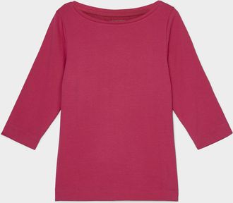 Contemporaine Womens 3/4 sleeves SUPIMA cotton T-shirt