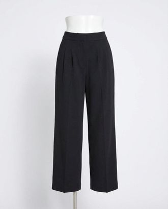 Spanx Ponte Pleated Tuxedo Trouser In Black