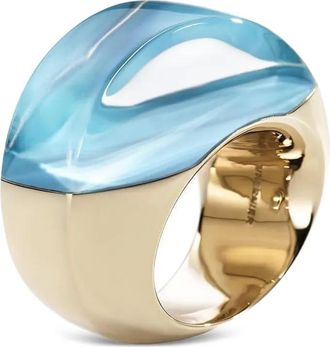 Vhernier 18kt roségouden Aladino ring met turkoois