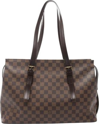 Louis Vuitton Borsa tote Chelsea Damier Ebène 2007 - Marrone