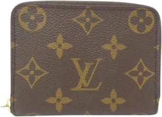Louis Vuitton Pre-owned Wallets, unisex, Brown, Size: ONE SIZE Pre-owned Canvas Wallet