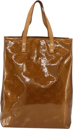 Louis Vuitton Pre-owned Tote Bags, female, Brown, Size: ONE SIZE Pre-owned Monogram Vernis Tote Bag