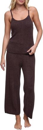 Barefoot Dreams CozyChic Ultra Lite Pointelle Tank in Umber at Nordstrom, Size X-Small