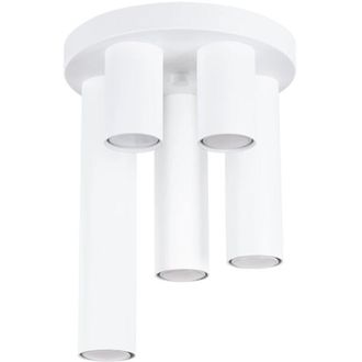 Wonderlamp Plaf&oacute;n Vaza Blanco, 5 Luces