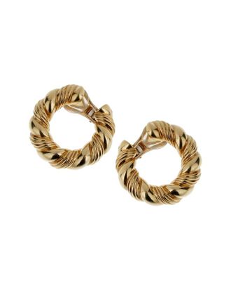 Van Cleef & Arpels 18K Hoops (Authentic Pre-Loved)