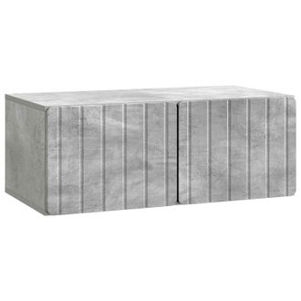 vidaXL Mueble Para Tv De Pared Gris Hormig&oacute;n 78,5 X 41 X 30 Cm Vidaxl