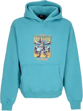 Dolly Noire Hoodies & sweatvesten, Heren, Blauw, XL, Katoen, Kikai-no-yokai Hoodie