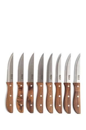Brooklyn Steel Walnut Jumbo Steak Knives - Set of 8 in Brown at Nordstrom Rack