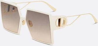 Dior 30MONTAIGNE SU Grey Pink Gradient Square Ladies Sunglasses CD40030U 25G 58