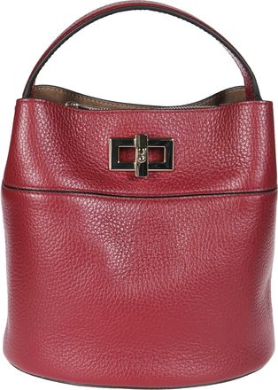 Furla Amelia Textured Leather Mini Bucket Bag