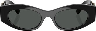 Versace Stijlvolle zonnebril in zwart - Dames - Zonnebrillen - Zwart - 51 MM - Accessoires