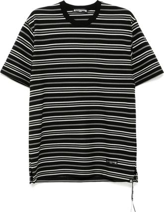 MASTERMIND WORLD T-shirt a righe - Nero