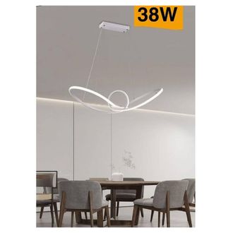 Trade Shop Trade Shop Traesio - Trade Shop - Led Steel Modern Equipo 38 W Luz 6500k 3000k 4000k A07-b