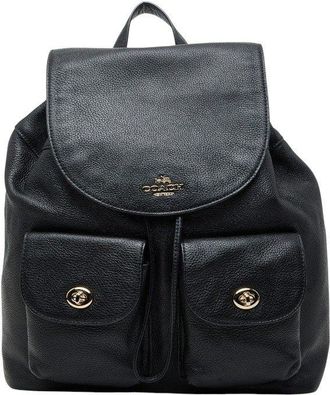 Coach Leather Backpack
