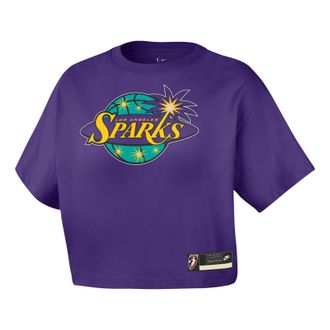 Nike (WMNS) Nike Los Angeles Sparks Court Origins WNBA T-Shirt Field Purple IO1539-504