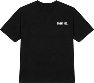 Dsquared2 Camiseta de cuello redondo con estampado Obsessed - Tops - Mujer - Negro - XL
