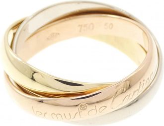 Cartier Yellow Gold (18K) Pink Gold (18K) White Gold (18K) Band Ring (Pre-Owned)