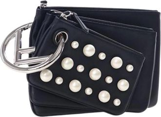 Fendi Pre-owned Clutches, female, Black, Size: ONE SIZE Pre-owned Triplette Clutch