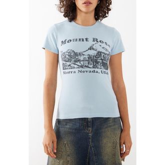 BDG Mount Rose Graphic Baby T-Shirt in Light Blue at Nordstrom, Size X-Small