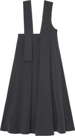 Enfold Geplooide midi-jurk - Grijs