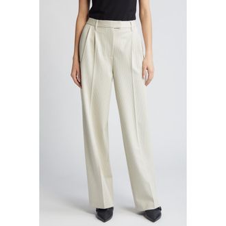 Rag & Bone Marianne Pinstripe Ponte Pants in Ivory Stripe at Nordstrom Rack, Size X-Small