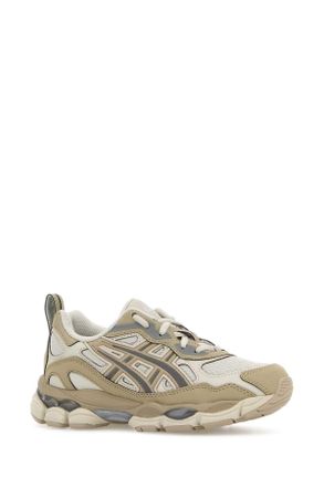 Asics Bicolor Mesh & Synthetic Sneaker - Beige
