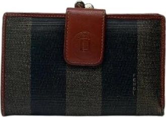 Fendi Pre-owned Vintage Portemonnee - Dames - Vintage Accessoires - Veelkleurig - ONE Size - Leer - Vintage