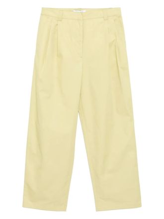 Maison Kitsuné casual pleated trousers - Green
