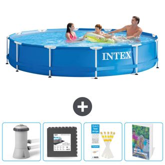 Intex Piscina Con Estructura Redonda - 366x76 Cm - 5-piezas Scb131