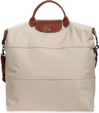 Longchamp 21-Inch Expandable Travel Bag in Dark Paper at Nordstrom