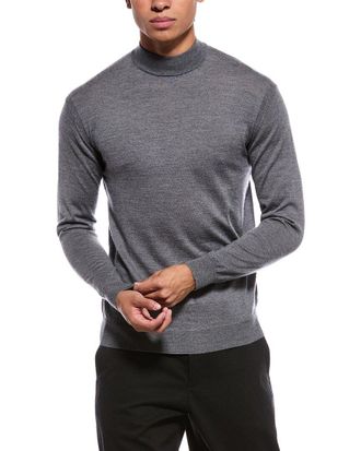 N.Peal N.Peal Bond Fine Gauge Cashmere & Silk-Blend Turtleneck Sweater