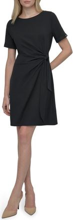 DKNY Faux Wrap Dress in Black at Nordstrom Rack, Size X-Small