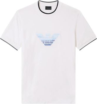 Emporio Armani T-shirt - Heren - T-shirts - Wit - L - Katoen - Tops