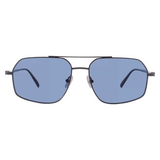 Ferragamo Blue Navigator Mens Sunglasses SF313S 016 58