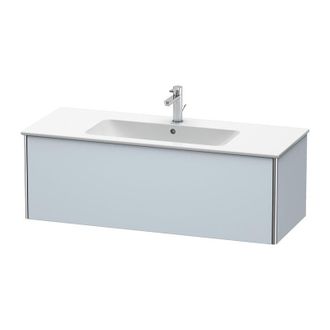 Duravit Duravit Xsquare Mueble De Pared 121.0 X 47.8 Cm, 1 Caj&oacute;n, Para Lavabo Me De Starck 233612, Color (frente/cuerpo): Laca De Seda Azul Claro Mate - Xs407